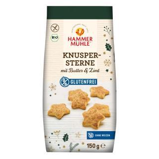 Knuspersterne mit Butter und Zimt glutenfrei