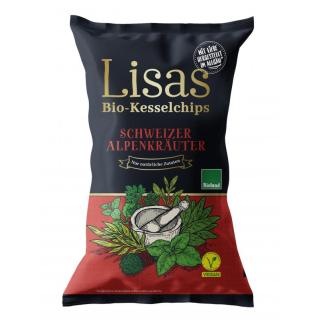 Lisa´s Kesselchips Schweizer Alpenkräuter