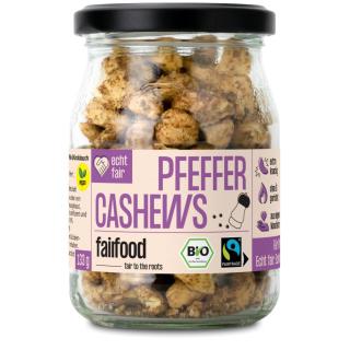 Cashewkerne geröstet Knoblauch & Pfeffer Fairtrade