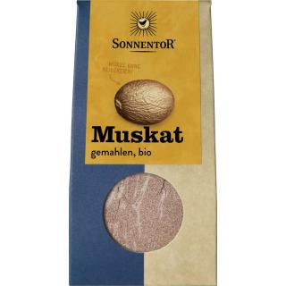 Muskatnüsse gemahlen