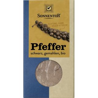 Pfeffer schwarz gemahlen Tüte