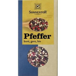 Pfeffer bunt (weiß, schwarz, rosa, grün)