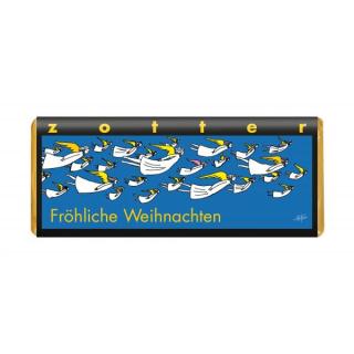 Zotter Weihnachtsknistern, Schokolade, 70 gr Stück