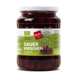 Sauerkirschen entsteint - Glas